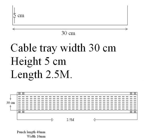 High Speed 0 - 10m/min Cable Tray Forming Machine With IP55Motor Protection