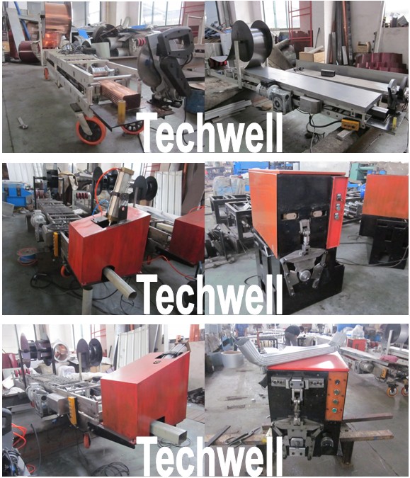 2" * 3", 3" * 3", 3" * 4" Custom Portable Downspout Forming Machine