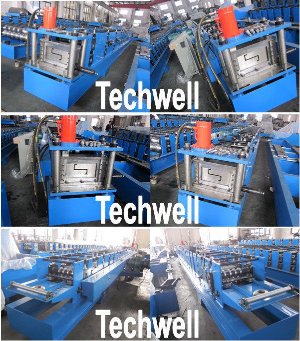 GI , Carbon Steel Material 1.5 - 3.0mm Z Purlin Roll Forming Machine For Steel Structure