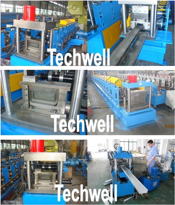 U Channel Roll Forming machine For Steel U Purlin, U Section, U Profile, U Channel