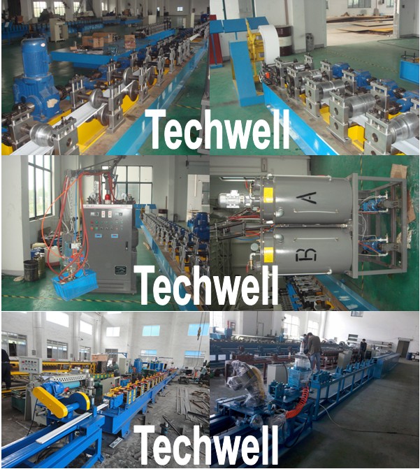 3 - 12m/min Speed Manual Decoiler, 0.7 - 1.0mm PU Foam Roller Shutter Door Forming Machine