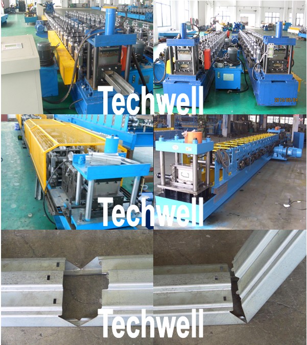 18 Forming Groups Window Frame Roll Forming Machine With 0 - 10m/min Forming Speed