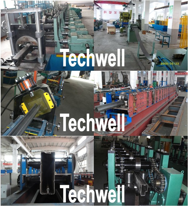 First Grade 45# Steel Storage Rack Roll Forming Machine With 1.8 - 2.3mm Thickness