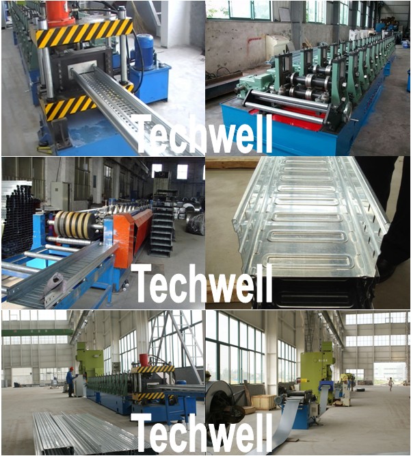 High Speed 0 - 10m/min Cable Tray Forming Machine With IP55Motor Protection