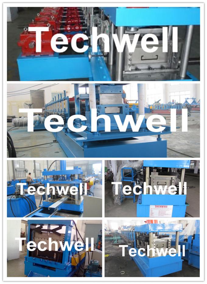 Steel Structure C Shaped Purlin Roll Forming Machine for Making C Purlin Profile by Chain Drive