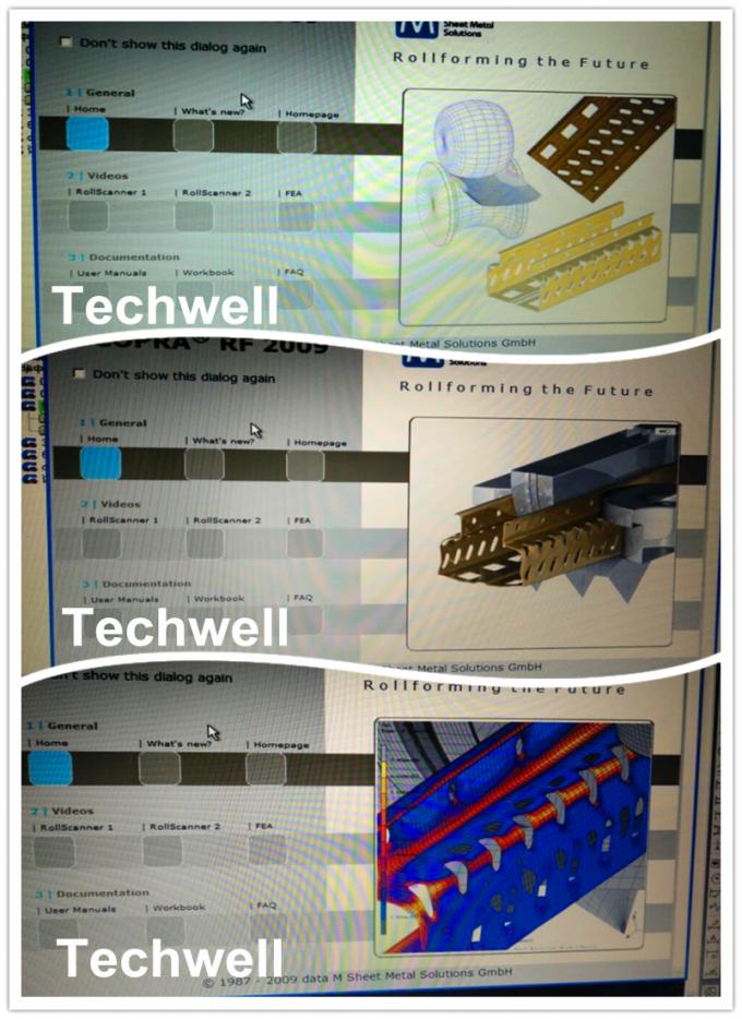 Storage Pallet Shelving and Racking Upright Roll Forming Machine for 80 / 90 / 100 / 120mm Upright Rack Profiles