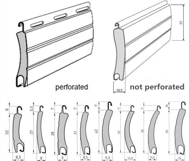 PLC Frequency Control PU Foam Roller Shutter Slat Machine With Guiding