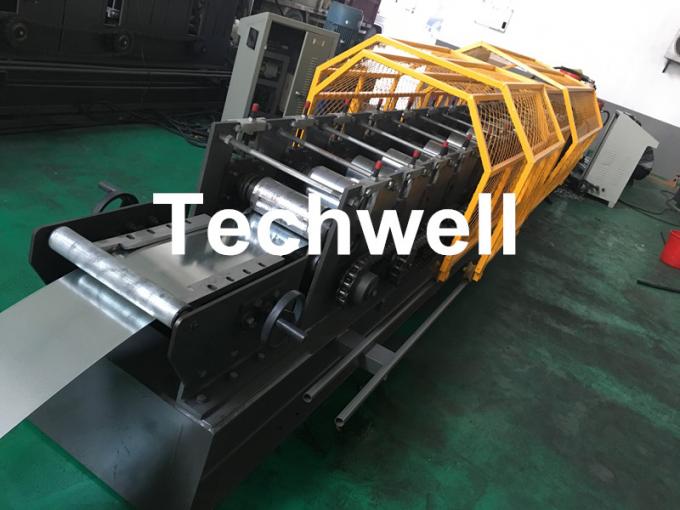 Carbon Steel , Galvanized Coil C Section / channel Roll Forming Machine With 1.5-3.0mm Thickness
