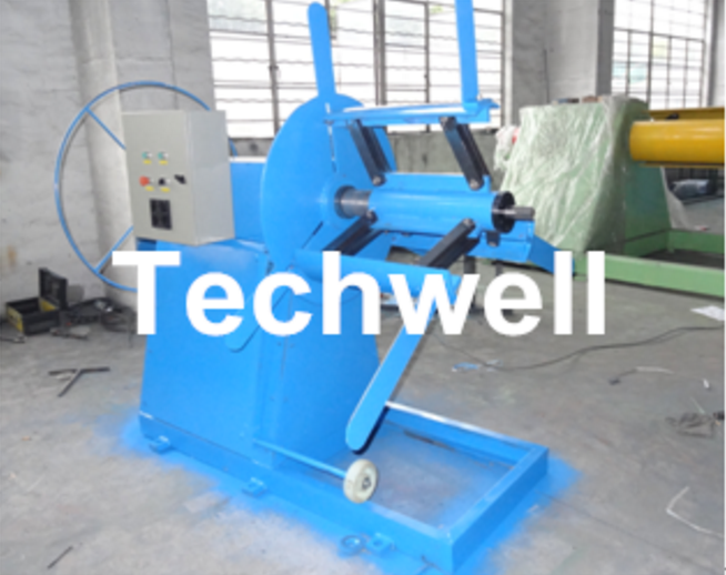 High Productivity C Purlin Roll Forming Machine With Manual Or Hydraulic Decoiler