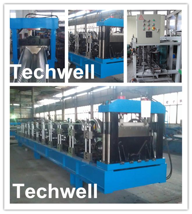 Electric Control Trailer Mounted K Span Roll Forming Machine For Arched Roof Panel