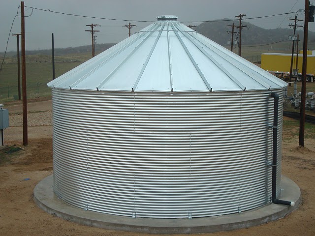 Grain Silo, Steel Corrugated Panel Roll Forming Machine For Zinc Alumina Sheet