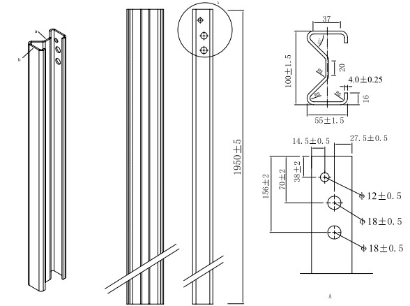 16 Steps Forming Station Sigma Section Roll Forming Machine With CE TW-SG100
