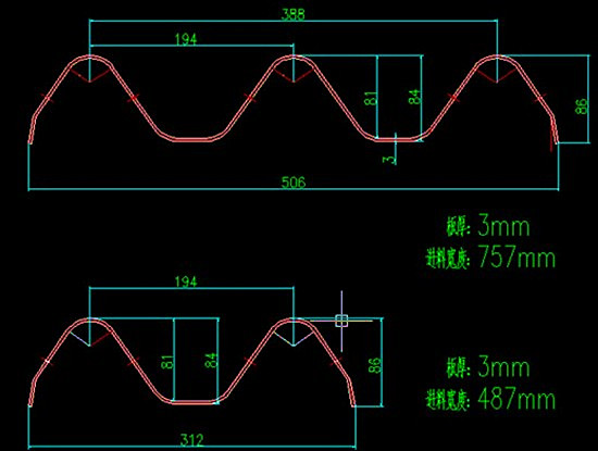 30KW, 3 Phase 50Hz 2 Wave Beam Roll Forming Machine With 10 - 12m/min Working Speed