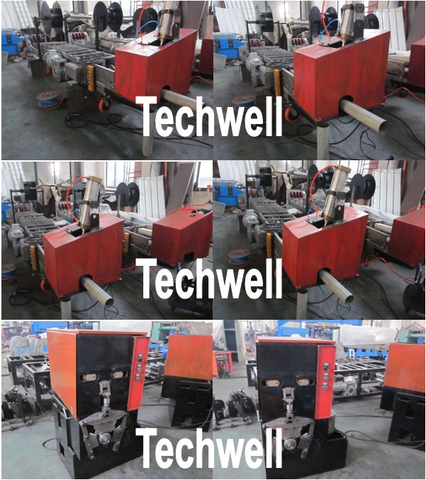Semi - Automated Mobile Downspout Roll Forming Machine for Rainwater Downpipe