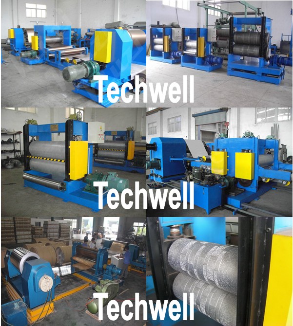 42CrMov Embossing Roller Custom Aluminium Embossing Machine TW-SEM1250