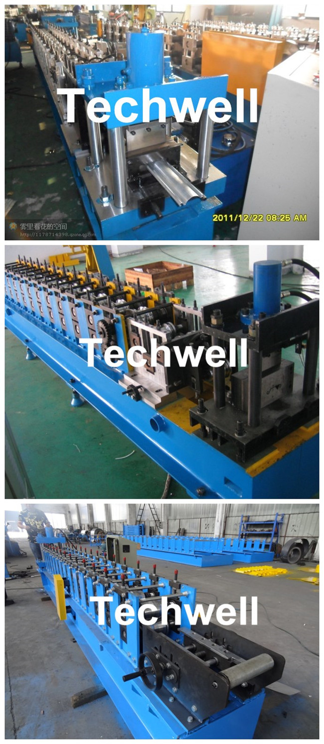 PU Foam Rolling Shutter Door Roll Forming Machine With PU Foam Injection Machine