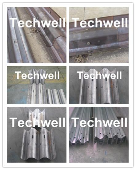 W Beam Guardrail Roll Forming Machine for Highway Guardrail Crash Barrier