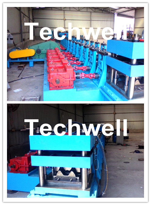 W Beam Guardrail Roll Forming Machine for Highway Guardrail Crash Barrier