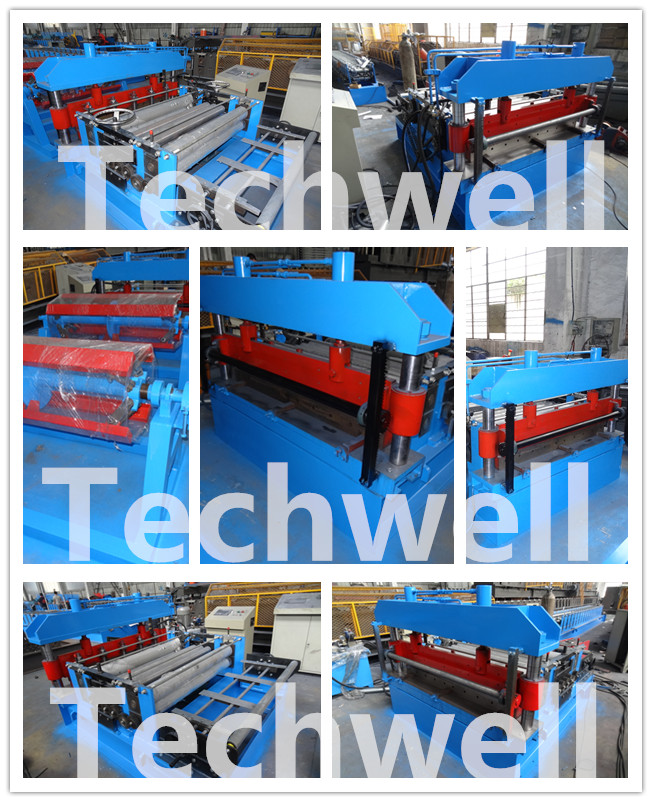 Simple Steel Coil Slitting Cutting Machine for Carbon steel / GI / Color Steel Q235-Q350 Coil into Strips