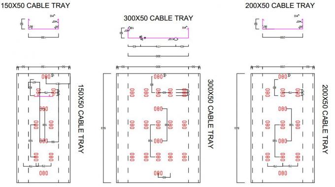 2.0mm Galvanized Steel Cable Tray Roll Forming Machine With Panasonic PLC Touch Screen , Chain Transmission