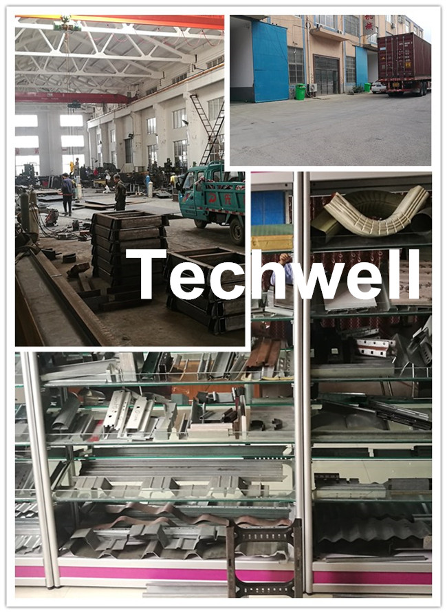 High Precision Steel Structure Floor Deck Roll Forming Machine For Metal Decking Sheet