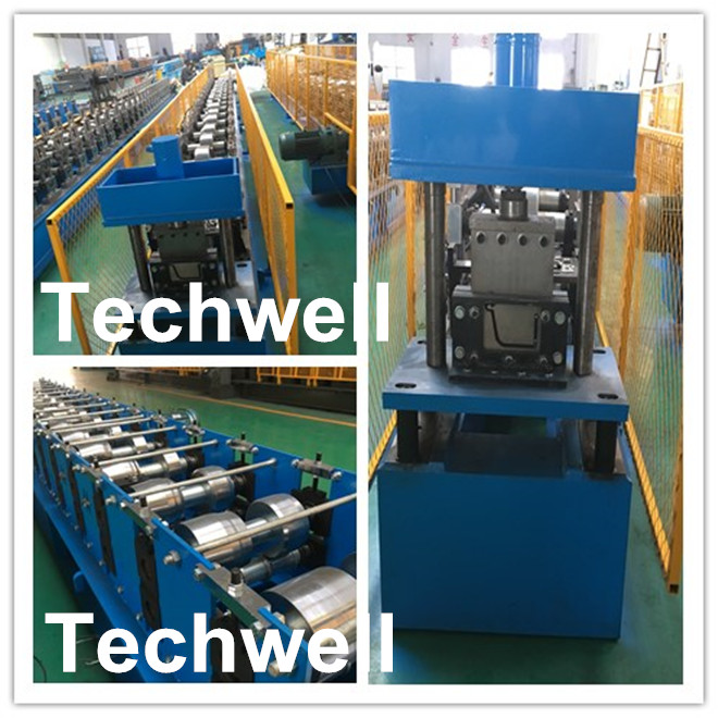 Portable PPGI Aluminum Gutter Downspout Machine