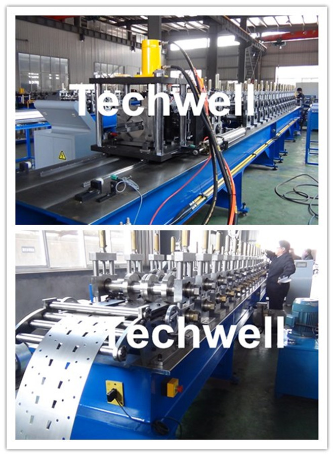 1.8 - 2.3mm Rack Roll Forming Machine / Cable Tray Forming Machine TW-RACK