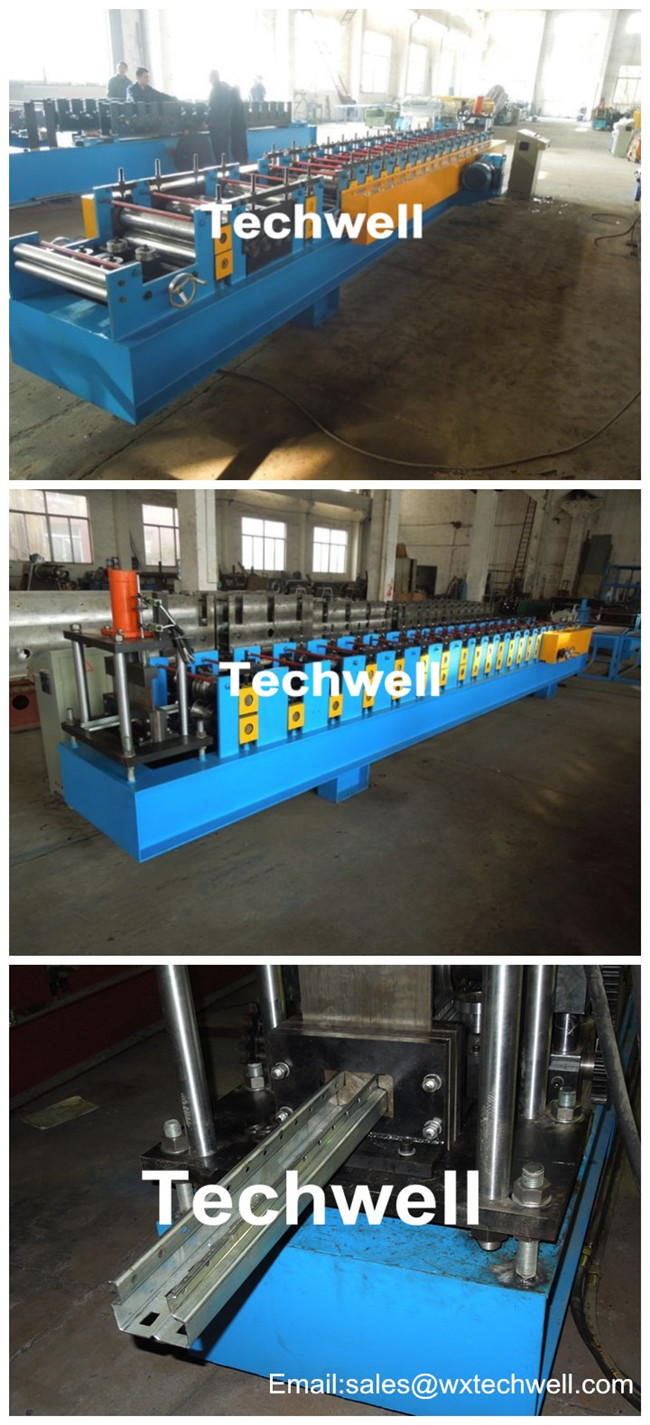 GCr15 Steel Roller, High Speed Shelf Roll Forming Machine For 1.8 - 2.3mm Material