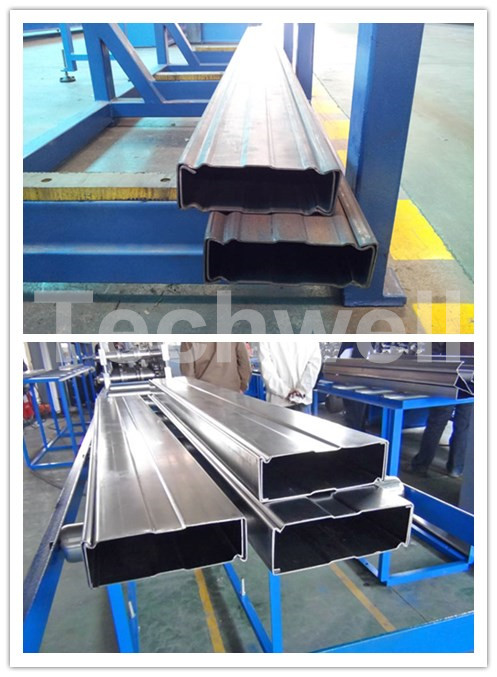 12-15m/min Forming Speed Box Beam Rack Roll Forming Machine for Upright Rack , Storage Shelf