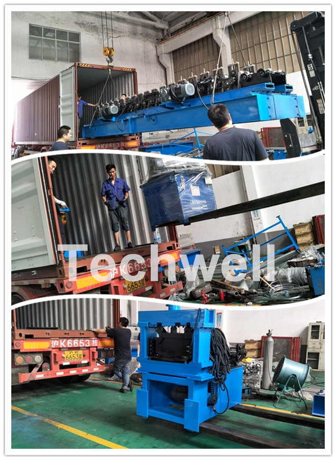 PLC Control Cold Roll Forming Machine For Different Size Garage Door Panel