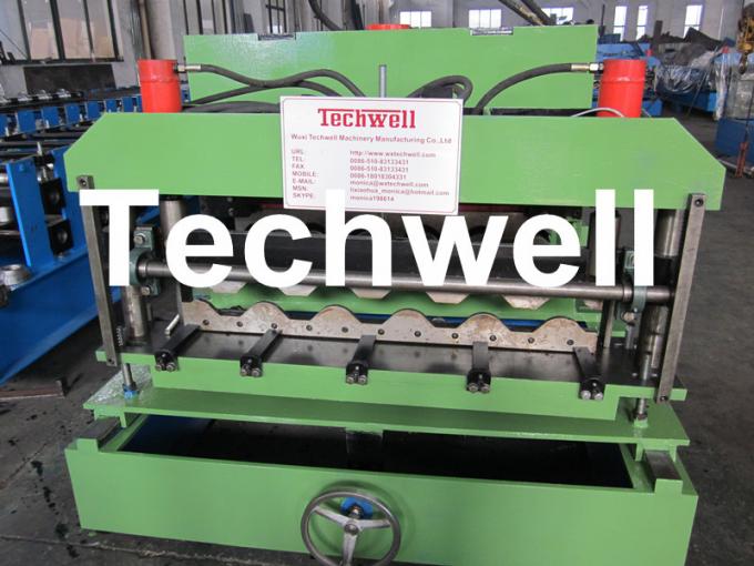 7.5KW Metal Tile Roll Forming Machine For Color Steel / Galvanized Coil