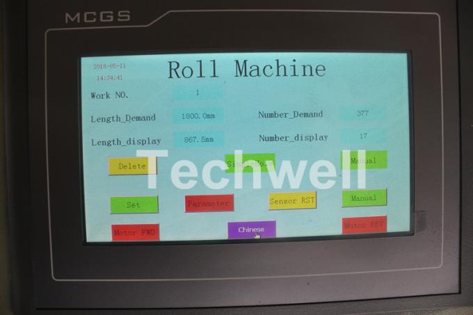 7.5KW Metal Tile Roll Forming Machine For Color Steel / Galvanized Coil