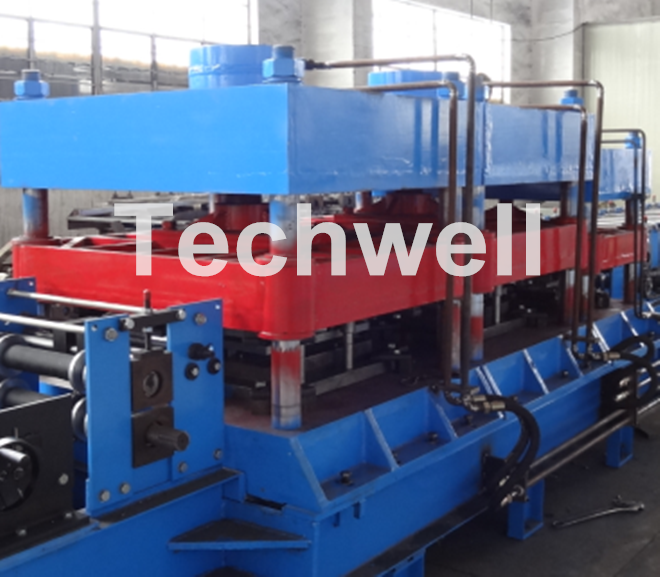 2 In 1 Metal Stud Roll Forming Machine , Sheet Metal Roll Forming Machines