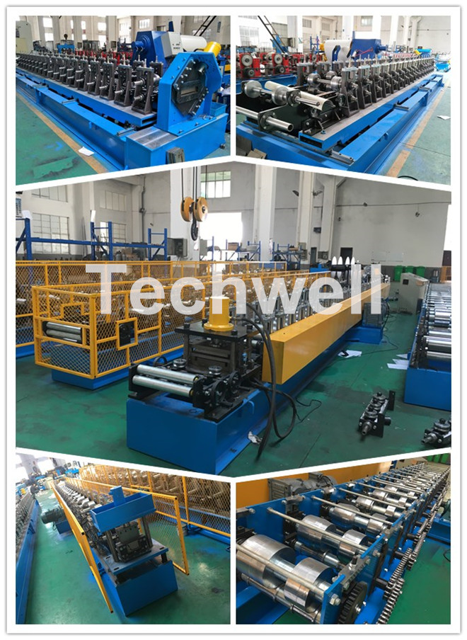 2 In 1 Metal Stud Roll Forming Machine , Sheet Metal Roll Forming Machines
