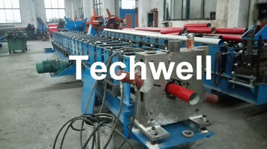 Round / Square Custom Downpipe Roll Forming Machine For Metal Rainspout Profile