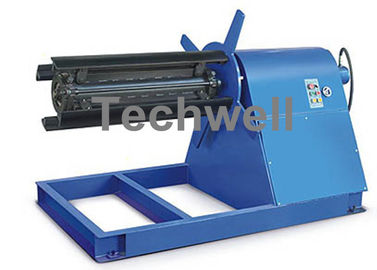 6.3Mpa Cold Roll Forming Machine , Automatical Hydraulic Decoiler With 0-15m/min Forming Speed