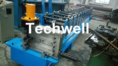 0-15m/min Forming Speed , High Efficiency C Section Roll Forming Machine With Hydraulic Cutting Type