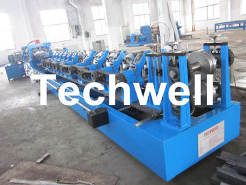 Automatic Steel Purlin Roll Forming Machine with PLC Control System For Cee Zee Purlins