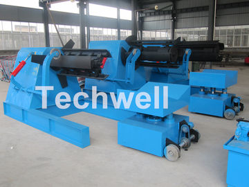 7 / 10 / 15 Ton Weight Capacity Steel Coil Decoiler With Adjustable Working Speed