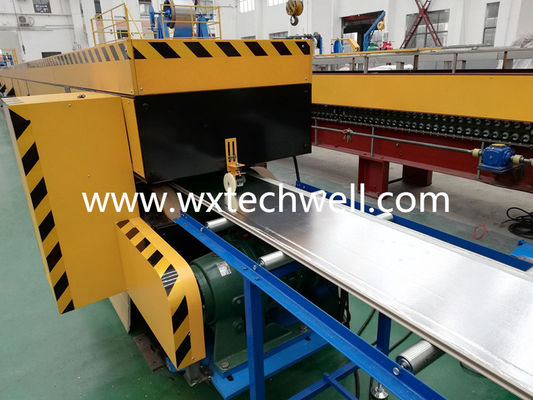 380mm PU Foam Insulated Exterior Decorative Wall Panel Production Line With Coat Machine