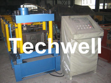 Z Shape Roll Forming Machine / Steel Z Shaped Purlin With PLC Frequency Control System