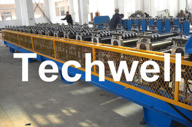 7.5KW High Speed Double Deck / Layer Roll Forming Machine With Automatic Hydraulic Cutting