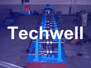 High Productivity, Automatic Type C Purlin Roll Forming Machine With Chain Transmission