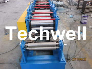 Custom Steel Lip Channel / C Profile / C Section Roll Forming Machine For GI, Carbon Steel