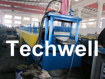 PLC Controlled Top Hat Channel Profile Cold Roll Forming Machine
