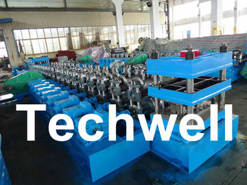 7 Rollers Leveling Expressway Guardrail Roll Forming Machine For Crash Barrier TW-W312