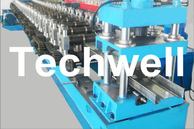 16 Steps Forming Station Sigma Purlin Roll Forming Machine With 4mm Thickness