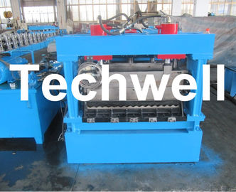 1250mm Material Width, Steel Metal Corrugated Panel Forming Machine With Punching