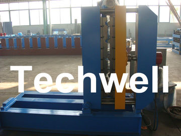 0.25 - 0.8mm Thickness PLC Control Crimped Curving Machine With 2.2KW