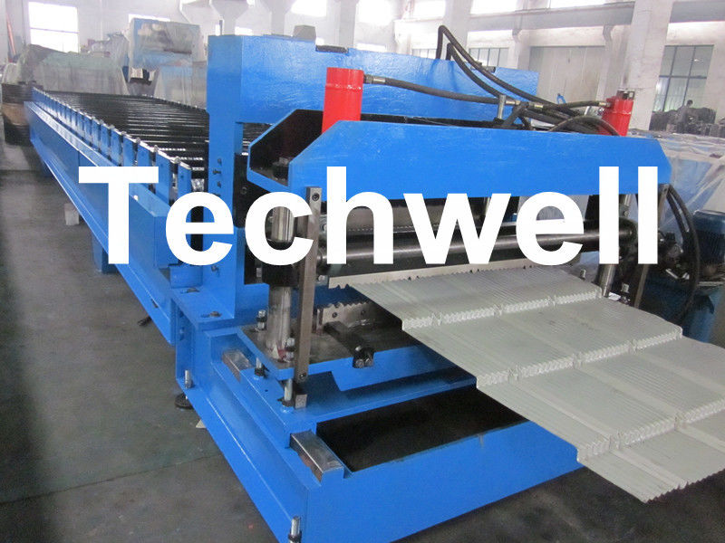 Minimalist Steel Tile Roll Forming Machine For Material Thickness 0.2 - 0.75mm